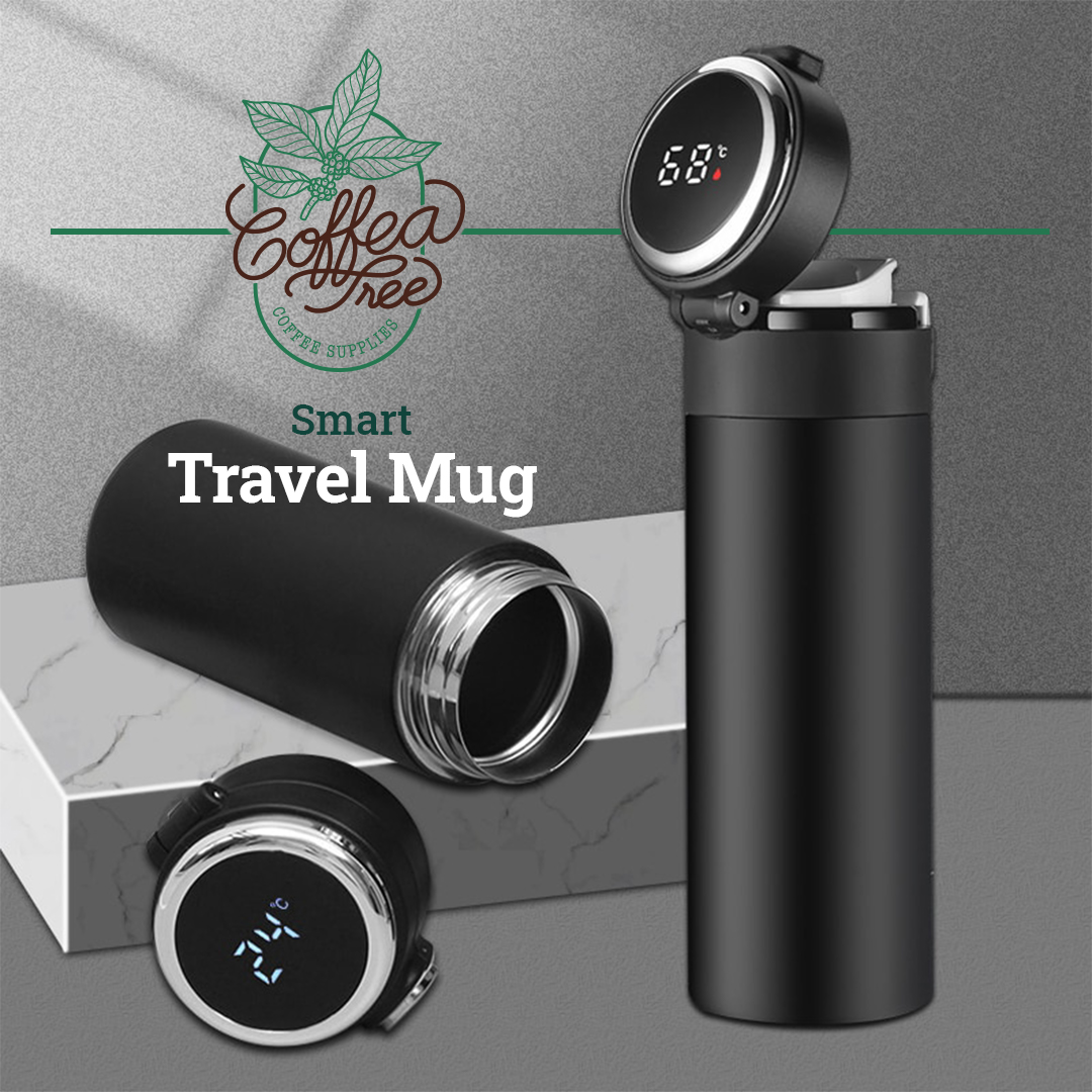 Smart Coffee Tumbler Portable Temperature Display Espresso Travel